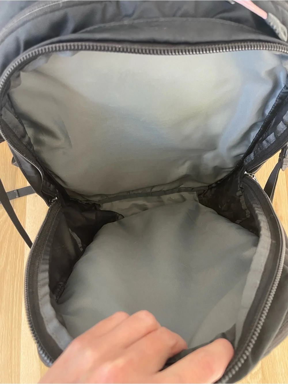 The North Face Surge Black Kokomo Green Purple Lilac Violet Travel Backpack